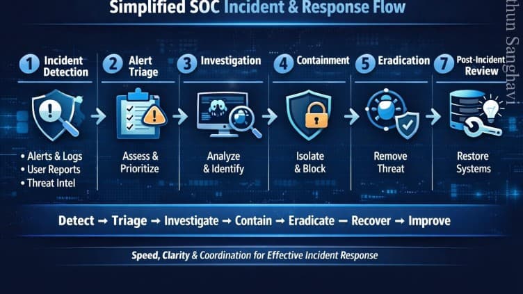 Simplified SOC Incident & Response Flow