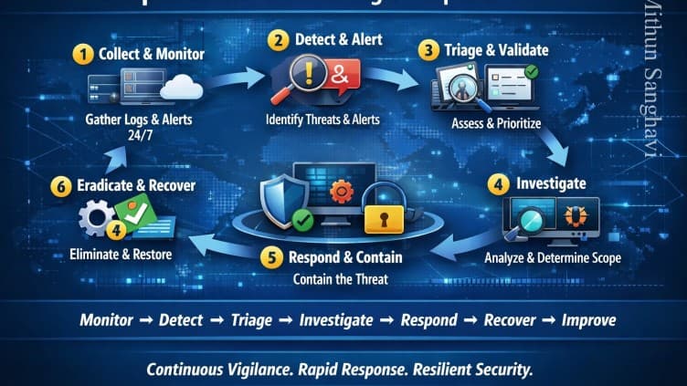 Simplified SOC Monitoring & Response Flow