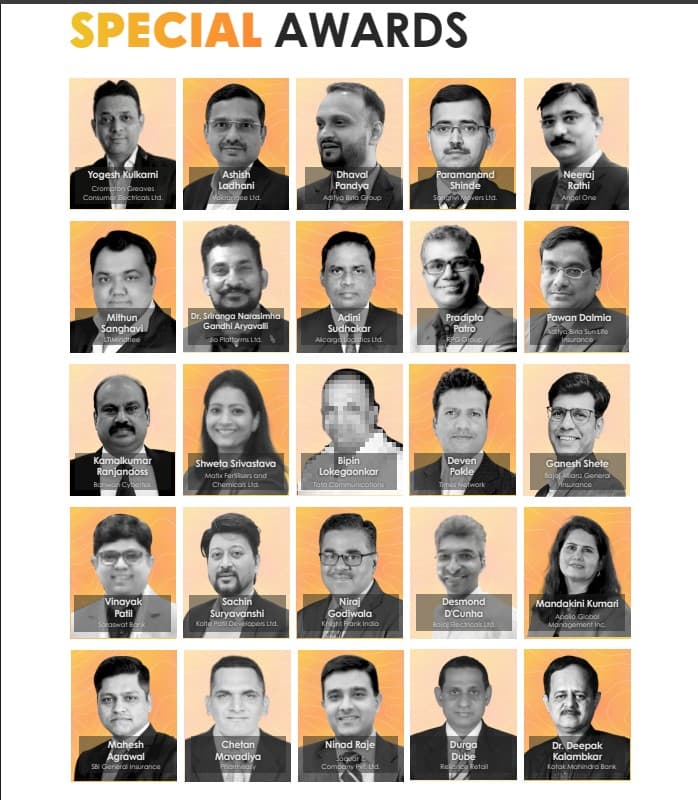 Special industry award recognition